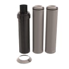 Ubbink France - Kit terminal Rolux 3CEp Condensation D160/250mm noir haut.2500mm