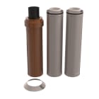 Ubbink France - Kit terminal Rolux 3CEp Condensation D160/250mm ocre haut.2500mm