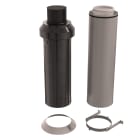 Ubbink France - Kit terminal Rolux 3CEp Condensation D200/300mm noir haut.1500mm