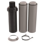 Ubbink France - Kit terminal Rolux 3CEp Condensation D200/300mm noir haut.2500mm