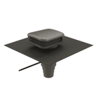 Ubbink France - Sortie de toit VMC Valetis universel anthracite avec multidiam