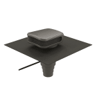 Ubbink France - Sortie de toit VMC Valetis universel anthracite avec multidiam