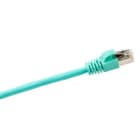 Corning - Cordon RJ45 Cat6 S-FTP 1m Turquoise LSOH