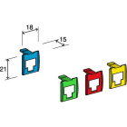 Corning - Contour de port 8 identifiants BLEU pour panneau RJ45 (VOLPCCB)