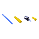 Corning - Connecteur ST monomode Hot Melt 126 manchon jaune - Conditionnement par 60