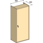 Corning - Capot en acier, porte pleine, 41 pas