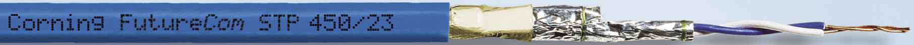 Corning - Câble Catégorie 6 F/FTP LSOH-3 AWG23 Dca 250M 4 paires Gaine bleue