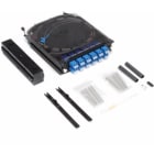 Corning - Cassette épissurage CCH 24FO OS2, 12 raccords LC Duplex, 24 pigtails couleur OS2