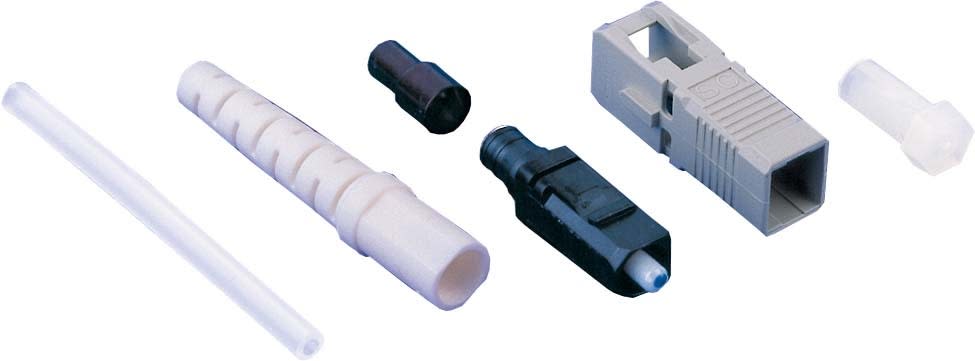 Corning - Connecteur SC multimode 125+ Hot-Melt  manchons blancs sachet individuel