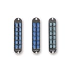 Corning - Panneau optique CCHE-CP avec 6 raccords LC duplex OM3 auto-obturants pour 12 FO
