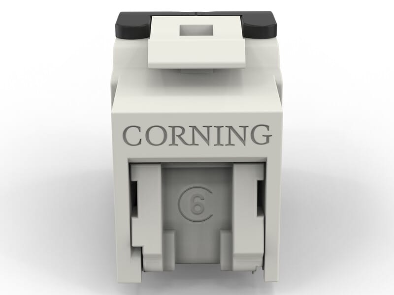 Corning - KS250U, RJ45 Keystone, Cat. 6, BP24