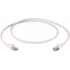 Corning - Cordon Catégorie 6A, S/FTP AWG 26 LSZH Blanc, 2xRJ45, 4 paires, 2m