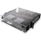 Corning - Tiroir optique coulissant 2U CCH pour 4 panneaux CCH ou K7 (horizontal), noir