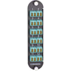 Corning - Panneau optique CCHE-CP avec 12 raccords LC duplex OM3 auto-obturants pour 24 FO