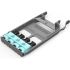 Corning - Module de raccordement EDGE8 avec 4 raccord MTP multimode 50µ aqua pour 32 fibre