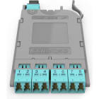 Corning - Module EDGE8 - 8 fibres OM4 - 1xMTPf - 4xLC Duplex (volets antipoussière) - ULL