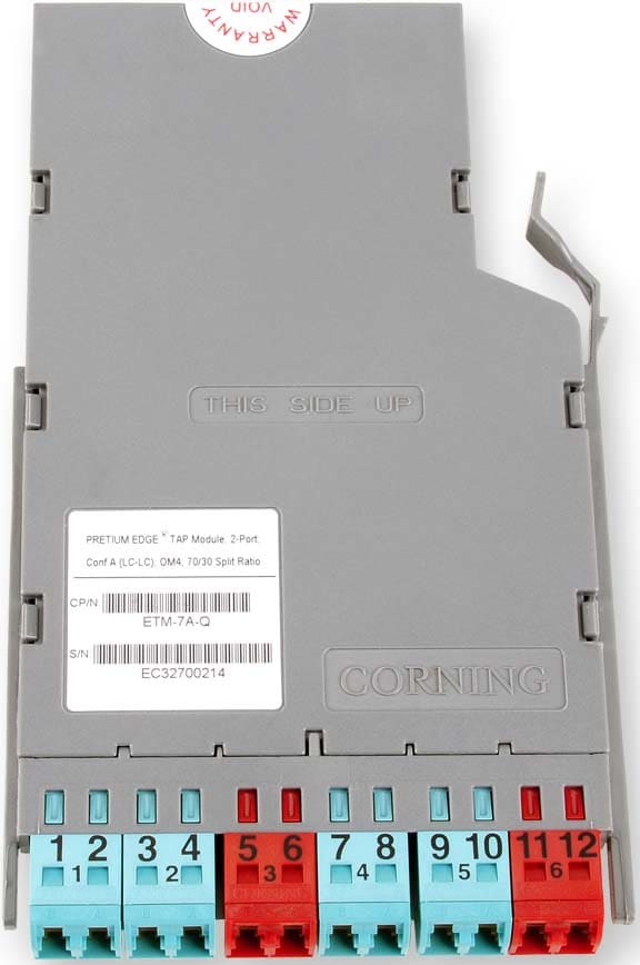 Corning - Module TAP EDGE LC/LC Multimode - modèle A - 50:50 (Live/TAP)