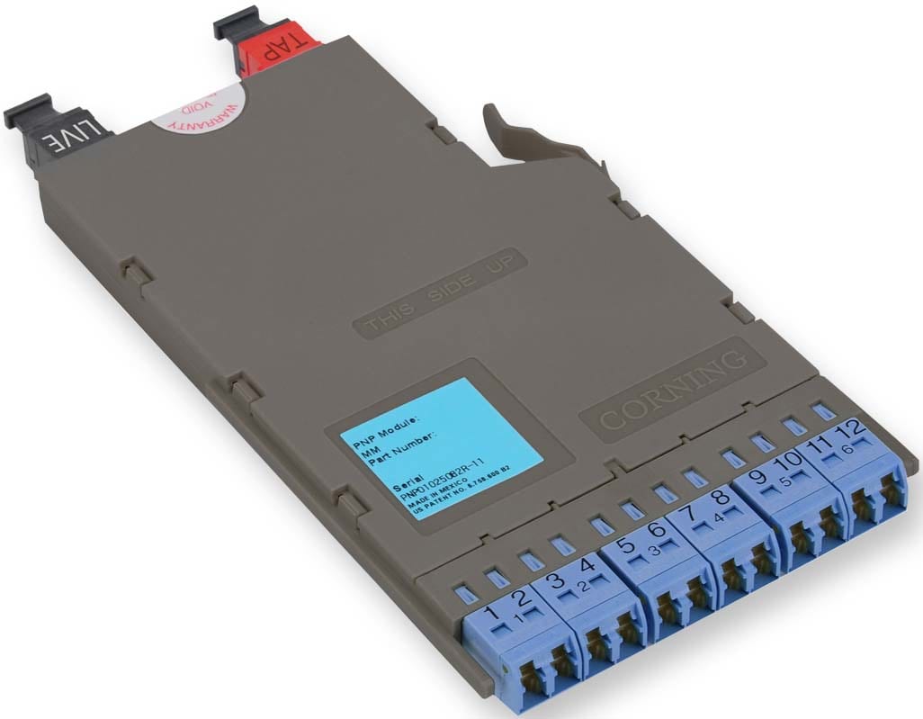 Corning - Module TAP EDGE MTP/LC Monomode - modèle B - 50:50 (Live/TAP)