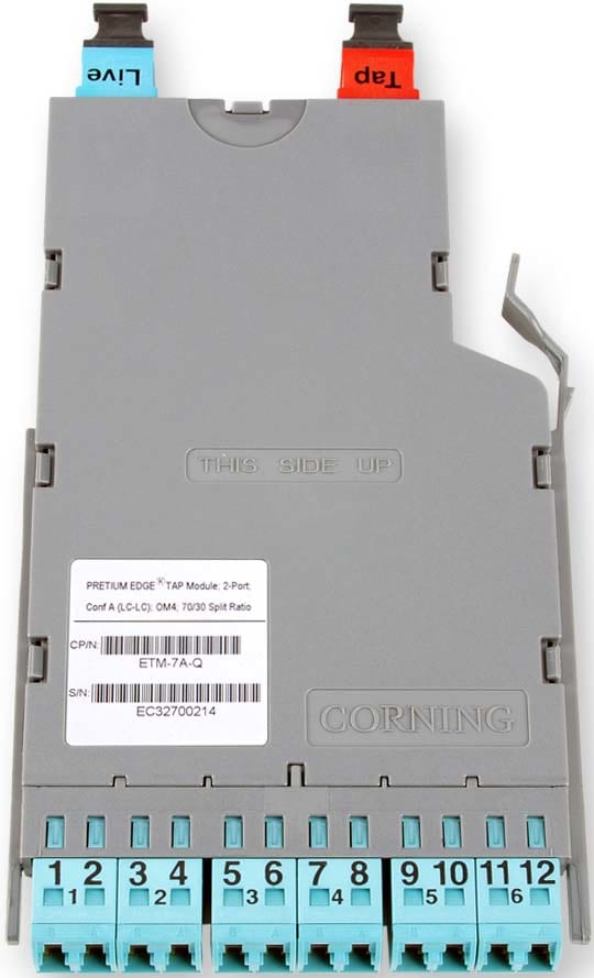 Corning - Module TAP EDGE MTP/LC Multimode - modèle B - 70:30 (Live/TAP)