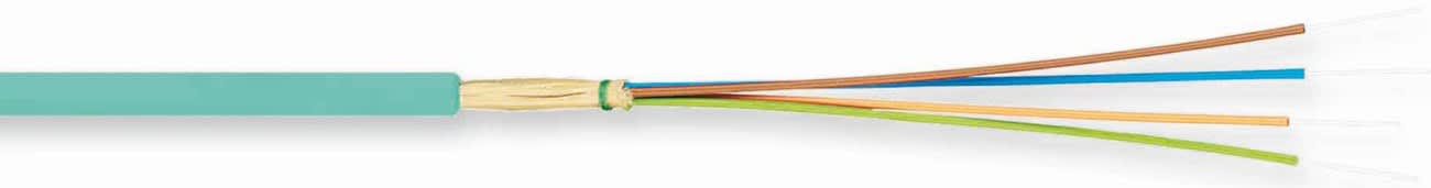 Corning - Câble MIC 4fo OM3 - structure serrée - intérieur - Cca