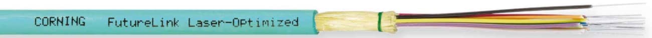 Corning - Câble MIC 12fo OM3 - structure serrée - intérieur - Cca