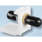Corning - Module raccord blanc pour 1 raccord ST monomode CEI