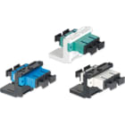 Corning - Module raccord blanc pour 1 raccord SC simplex multimode OM3/OM4