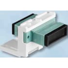 Corning - Module raccord blanc pour 1 raccord SC duplex multimode OM3/OM4 aqua