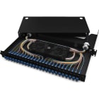 Corning - Tiroir optique LAN1, 1U avec 48 racc LC dupl MM et 96 pig OS2 pour 96FO - NO