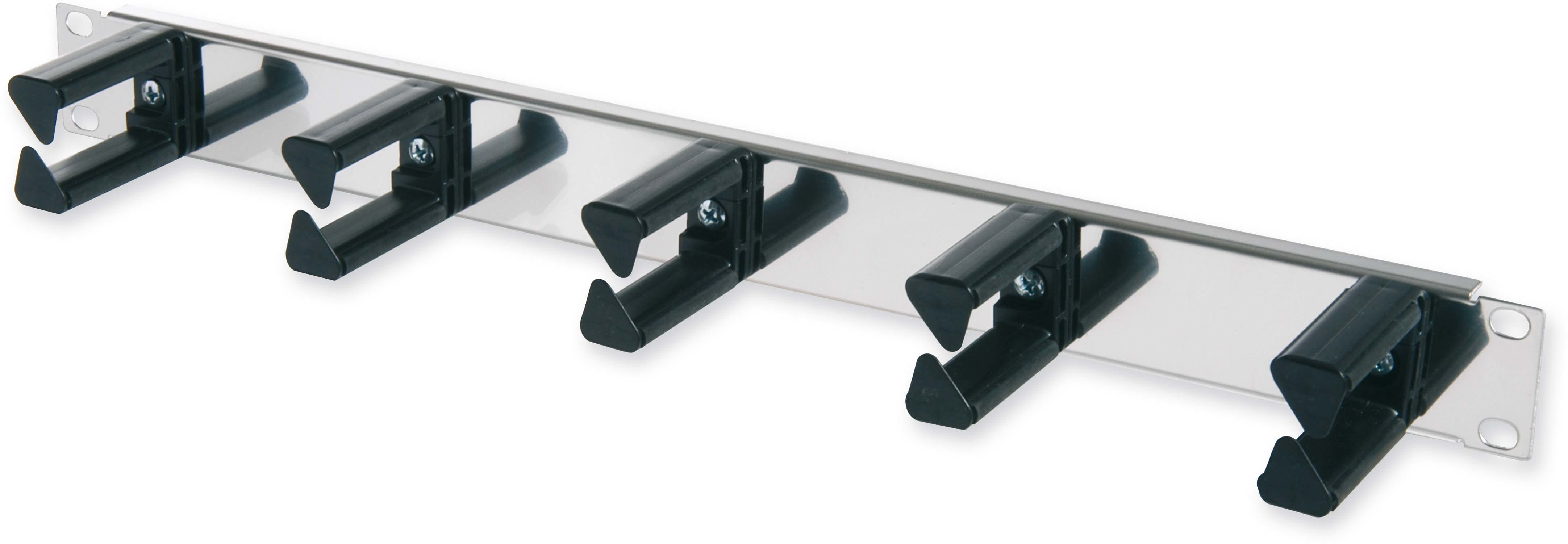 Corning - Guide cordons 19'' Everon Datacom cuivre, 1U, acier inoxydable