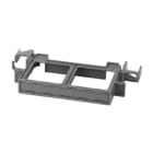 Corning - Porte-étiq. gris 8 p 1 pas HPUL & Eur. pour rails HPUL et rail Europe, gris cla