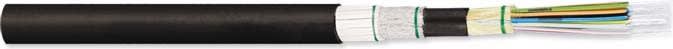 Corning - Câble FREEDM 12fo OM3 sans gel - str serrée - int/ext - diélectrique Cca