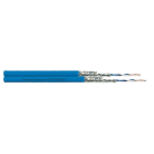 Corning - Câble Catégorie 7A S/FTP LSZH-3 AWG22 Dca 500M 2x4 paires Gaine bleue