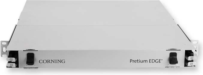 Corning - Tiroir EDGE 1U pour 8 modules EDGE et jusqu'à 576 fibres
