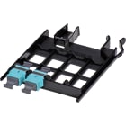 Corning - Module de raccordement EDGE avec 2 raccords MTP monomode noir pour 24 fibres OS2