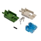 Corning - Kit coquille CBE 4P UTP, avec cliquet d'accrochage, vert/gris