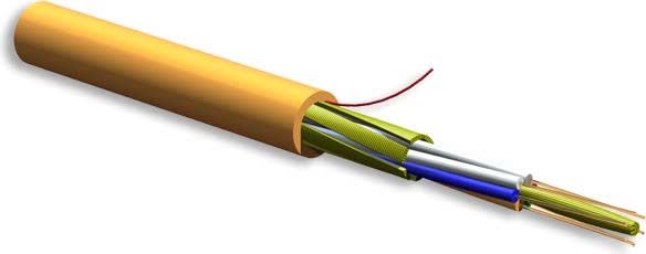 Corning - Câble MIC 6fo OM2 - structure serrée - intérieur - Cca