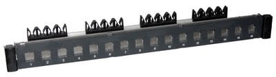 Corning - Panneau 19'' 1U DATA 16 Ports RJ45 à équiper (ancienne réf VOLSPK16)