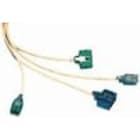 Corning - Cordon CBE/RJ45, 250MHz, FTP, LSOH, 2 paires, 3 mètres