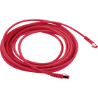 Corning - Cordon Catégorie 6, S/FTP AWG 27 LSZH Rouge, 2xRJ45, 4 paires, 5m