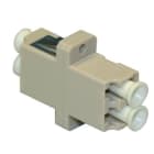 Corning - Raccord LC duplex multimode beige avec empreinte simplex SC