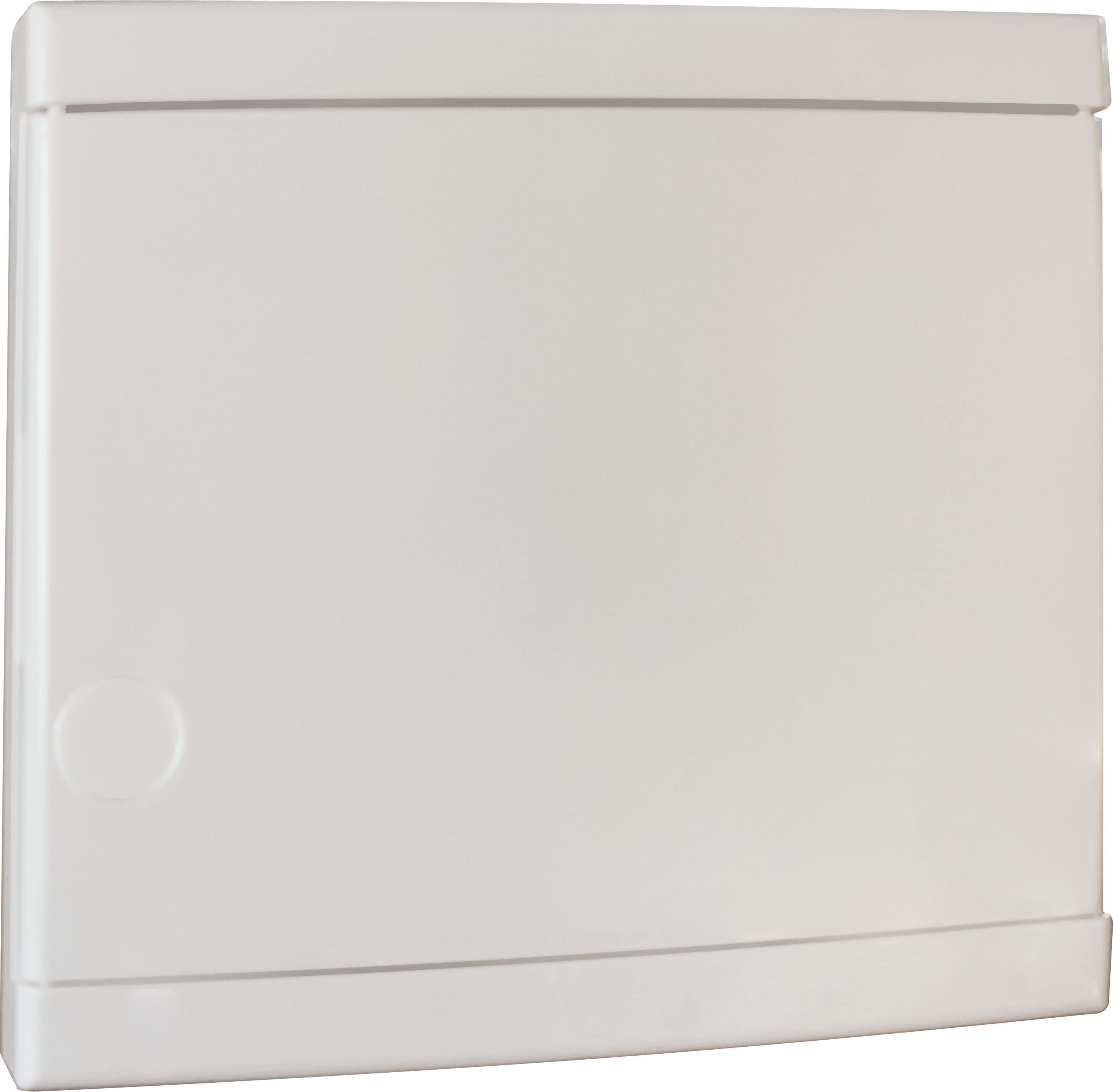 Eur Ohm - Porte pour coffret 13 modules blanche ( rajout serrure possible)