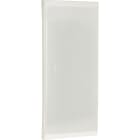 Eur Ohm - Porte pour coffret 39 modules blanche ( rajout serrure possible)