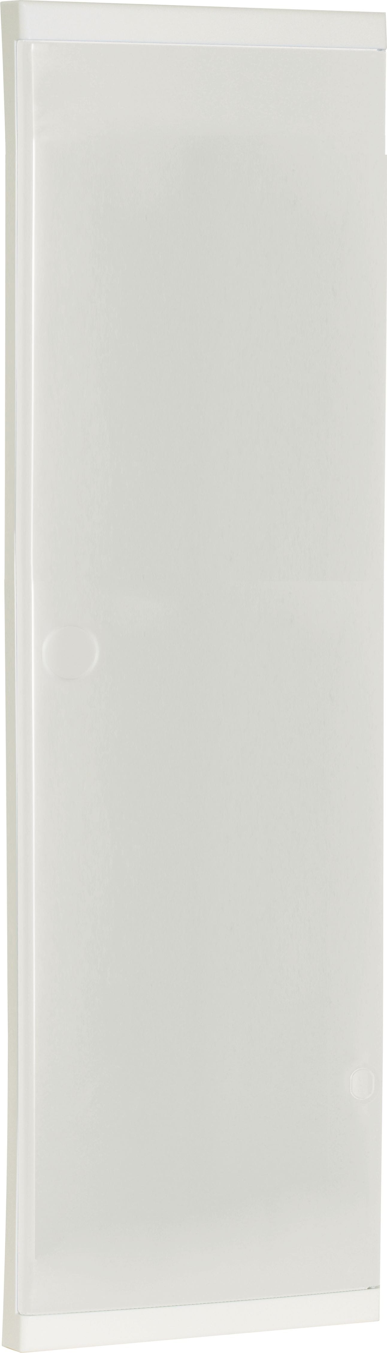 Eur Ohm - Porte pour coffret 52 modules blanche (rajout serrure possible)