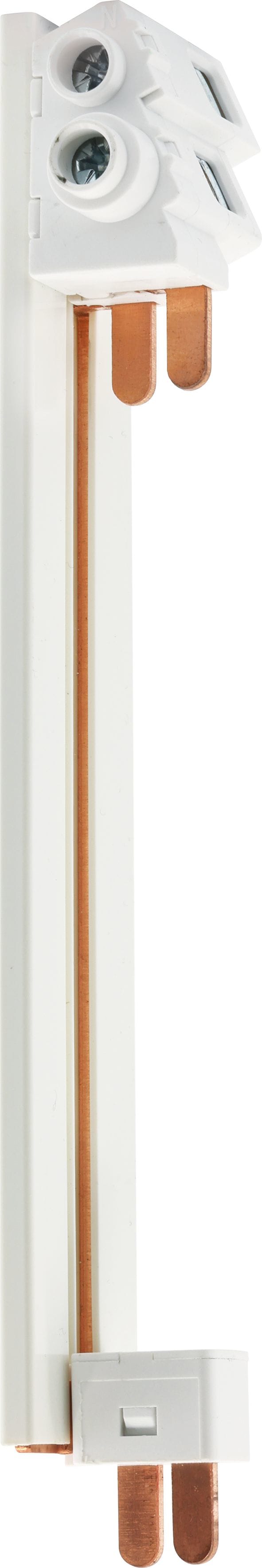 Eur Ohm - Peigne vertical 2 rangées 1P+N 63A pour ID haut/haut