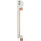 Eur Ohm - Peigne vertical 2 rangées 1P+N 63A pour ID haut/haut
