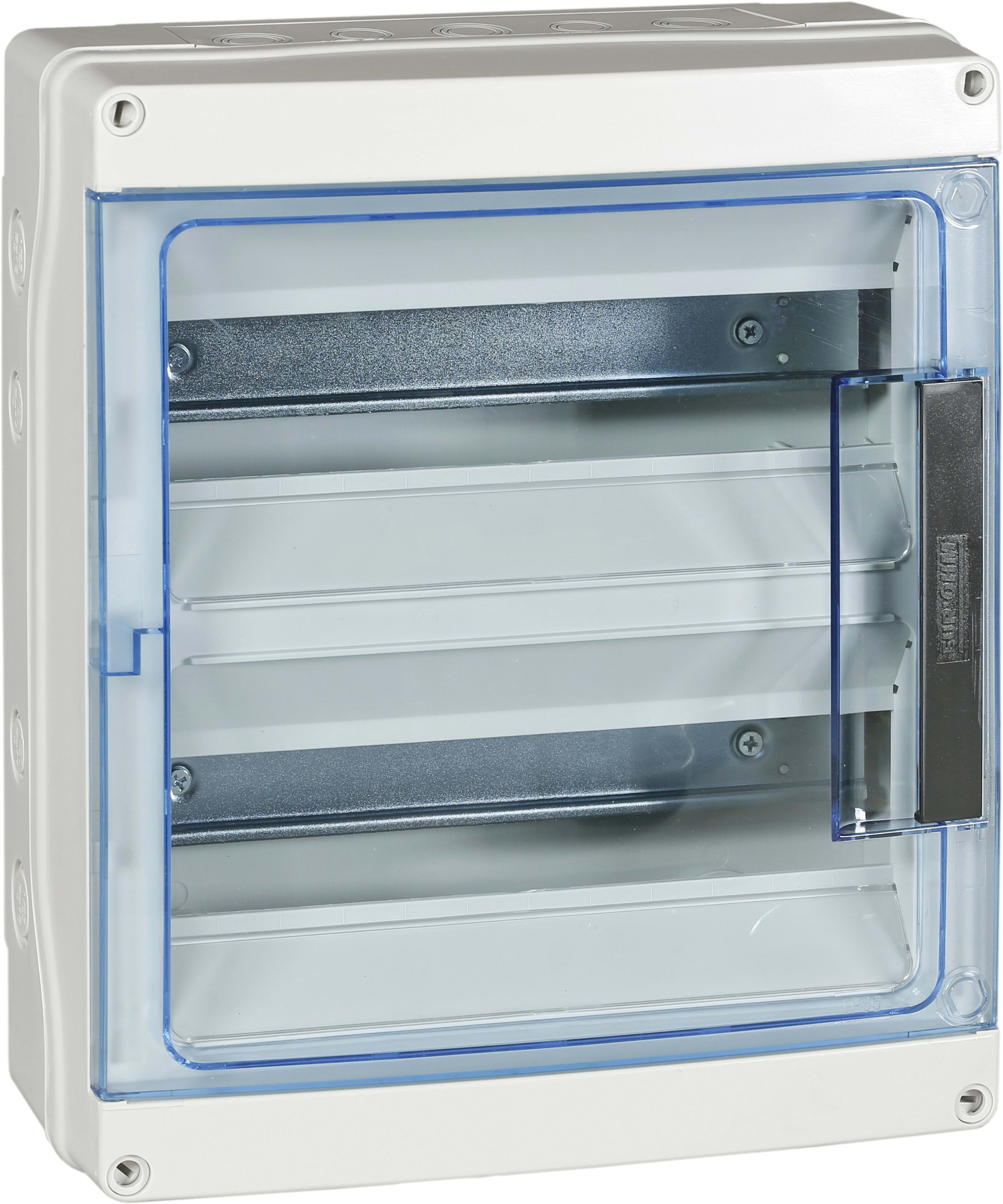 Eur Ohm - Coffret 24 modules 2X12 IP65 entrées souples