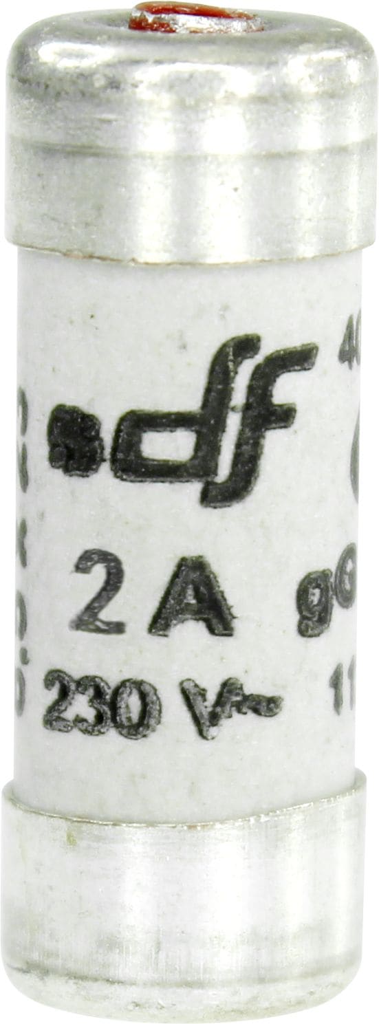 Eur Ohm - Fus 2A à voyant  gF8,5x23