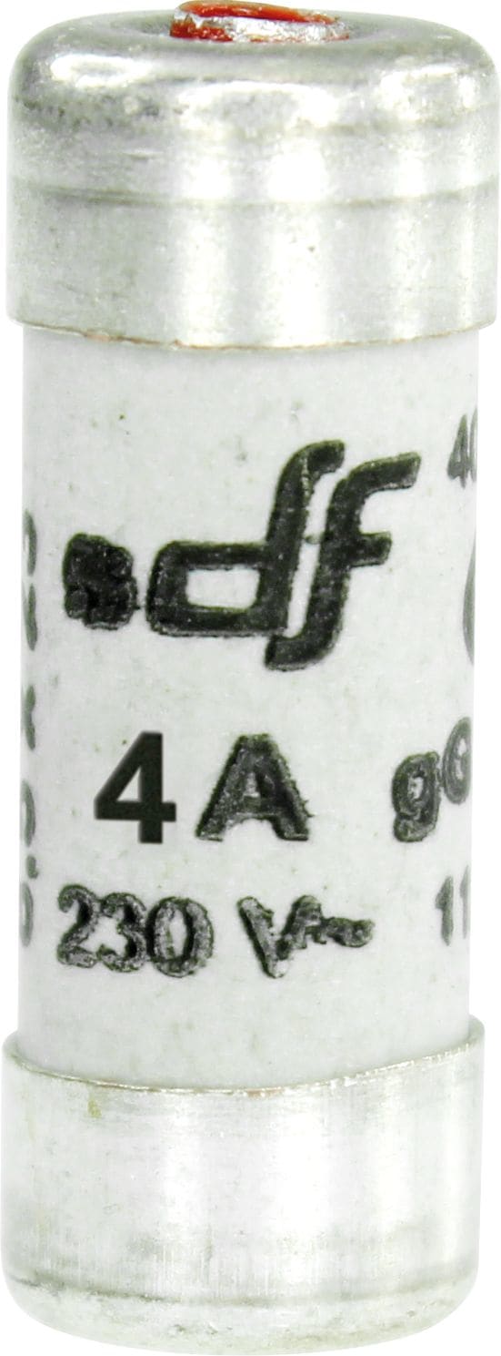 Eur Ohm - Fus 4A à voyant  gF8,5x23