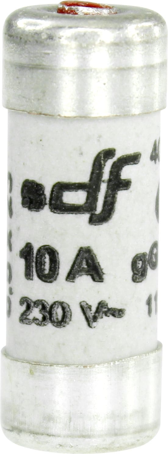 Eur Ohm - Fus 10A à voyant  gF8,5x23